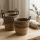 Straw Basket Set 3 Pcs